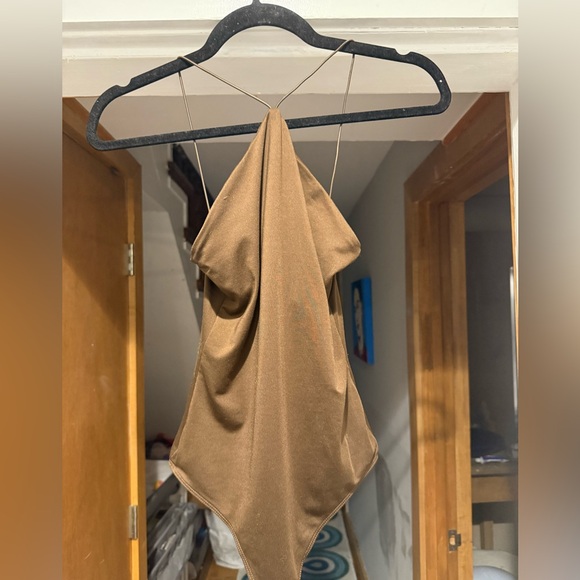 Very hard to find H&M thong bodysuit in brown - Picture 2 of 4